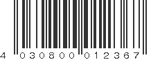 EAN 4030800012367