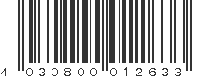 EAN 4030800012633
