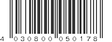 EAN 4030800050178