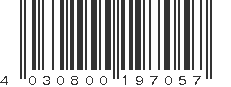EAN 4030800197057