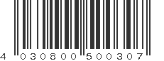 EAN 4030800500307