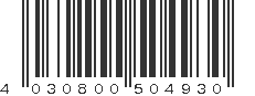 EAN 4030800504930