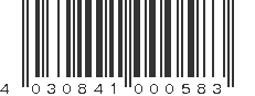 EAN 4030841000583