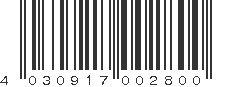 EAN 4030917002800