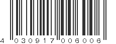 EAN 4030917006006