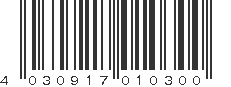 EAN 4030917010300
