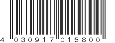 EAN 4030917015800