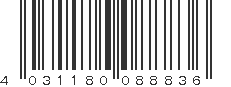 EAN 4031180088836