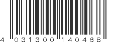 EAN 4031300140468