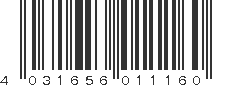 EAN 4031656011160