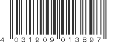 EAN 4031909013897
