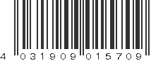 EAN 4031909015709
