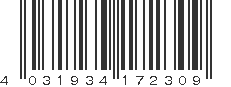 EAN 4031934172309