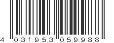 EAN 4031953059988