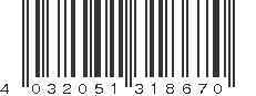 EAN 4032051318670