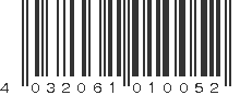 EAN 4032061010052