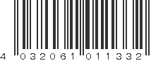 EAN 4032061011332