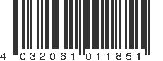 EAN 4032061011851