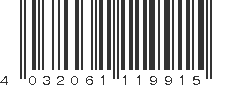 EAN 4032061119915