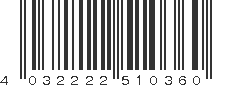 EAN 4032222510360