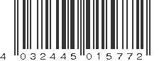EAN 4032445015772