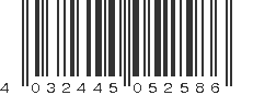 EAN 4032445052586