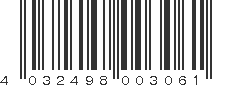 EAN 4032498003061