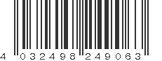 EAN 4032498249063