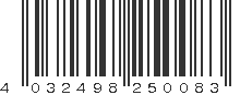EAN 4032498250083