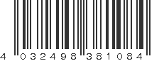 EAN 4032498381084