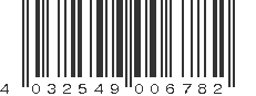 EAN 4032549006782
