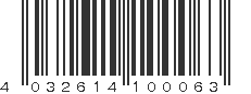 EAN 4032614100063