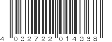 EAN 4032722014368