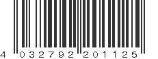 EAN 4032792201125