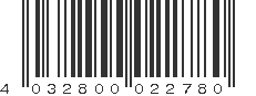 EAN 4032800022780