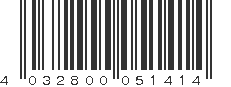 EAN 4032800051414