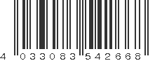 EAN 4033083542668