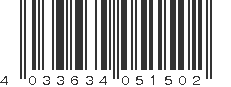 EAN 4033634051502