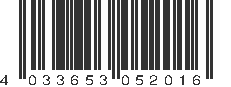 EAN 4033653052016