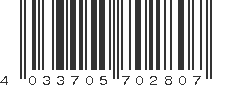EAN 4033705702807
