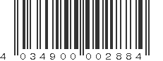 EAN 4034900002884