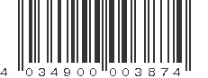 EAN 4034900003874