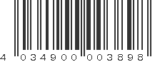 EAN 4034900003898