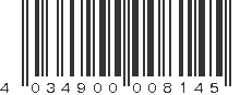 EAN 4034900008145