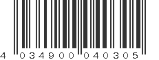 EAN 4034900040305