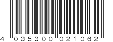 EAN 4035300021062