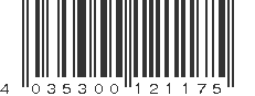 EAN 4035300121175