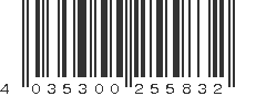 EAN 4035300255832