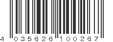 EAN 4035626100267