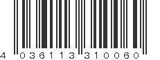 EAN 4036113310060